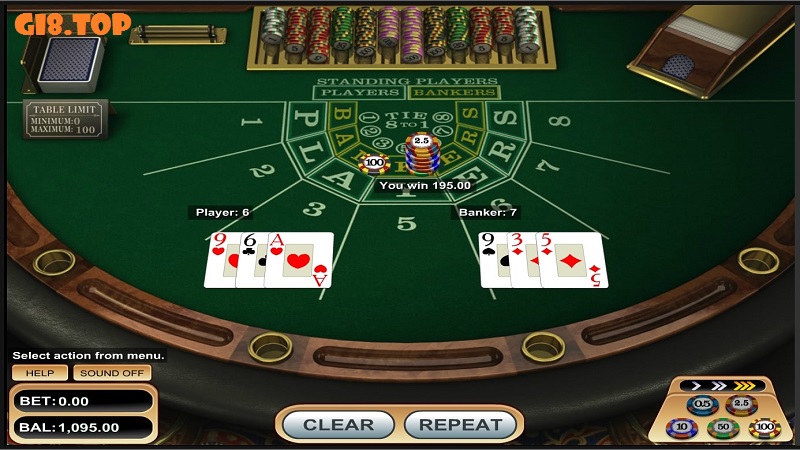 Đặc điểm của trò chơi baccarat